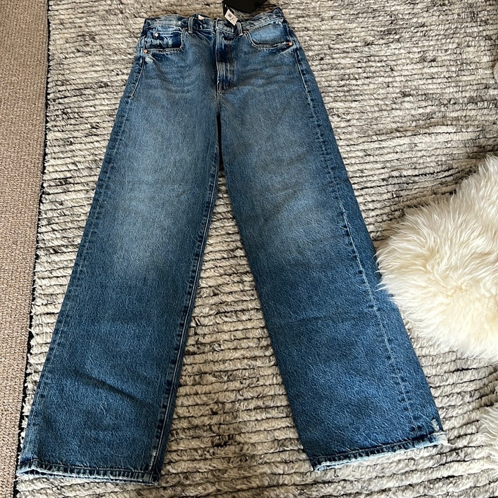 NWT Mother Superior high wasted tunnel vision sneak size 26